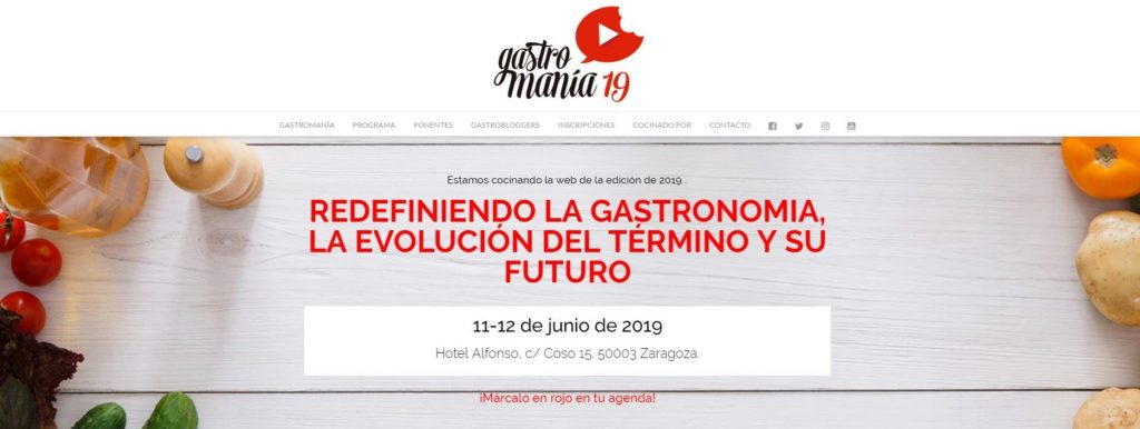 Ya hay fechas para Gastronomía 2019