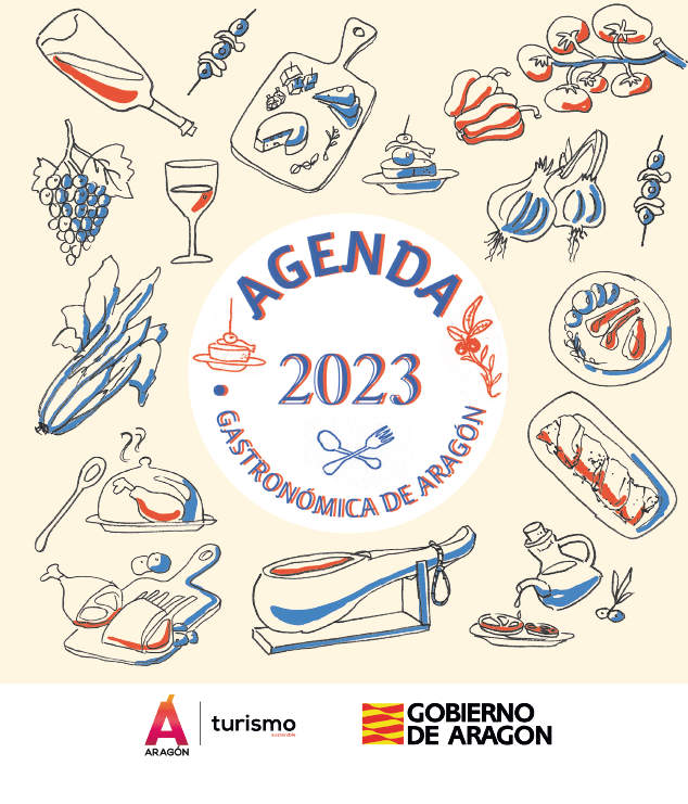 Portada Agenda Gastronómica Aragonesa 2023