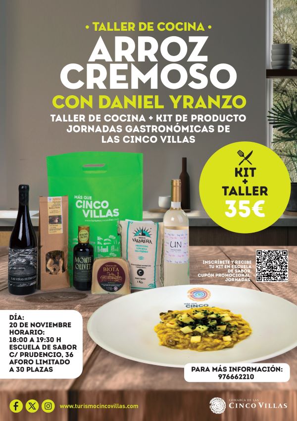 Taller de arroz cremoso