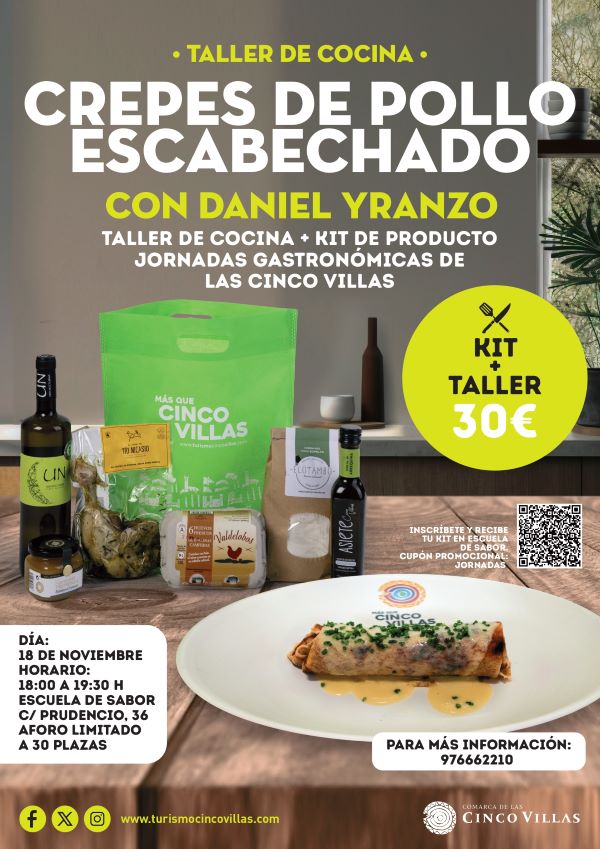 Taller de Crepes de pollo escabechado