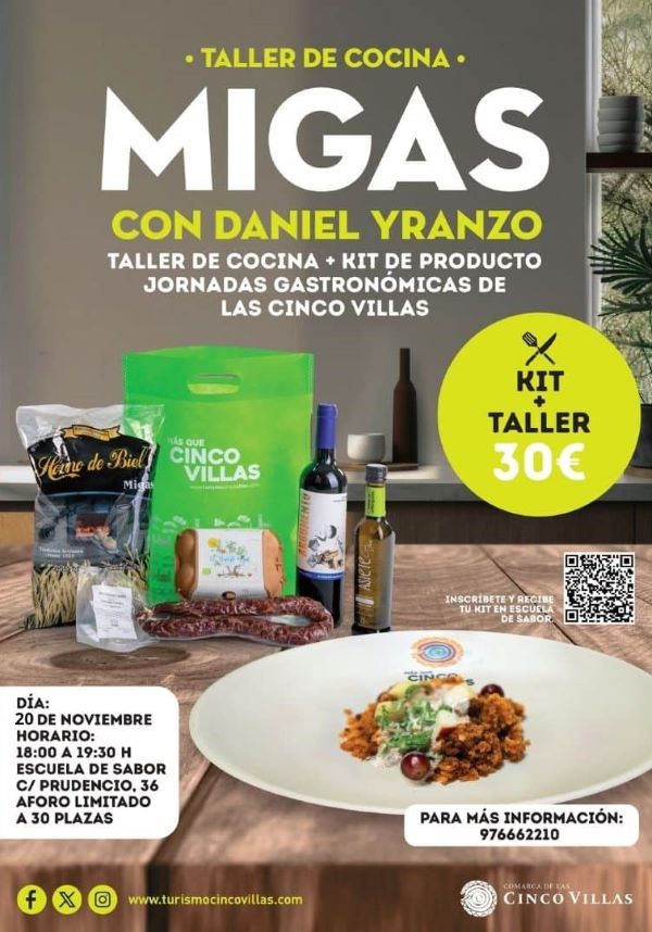 Semana Gastroalimentaria de las Cinco Villas 2025 - Taller migas